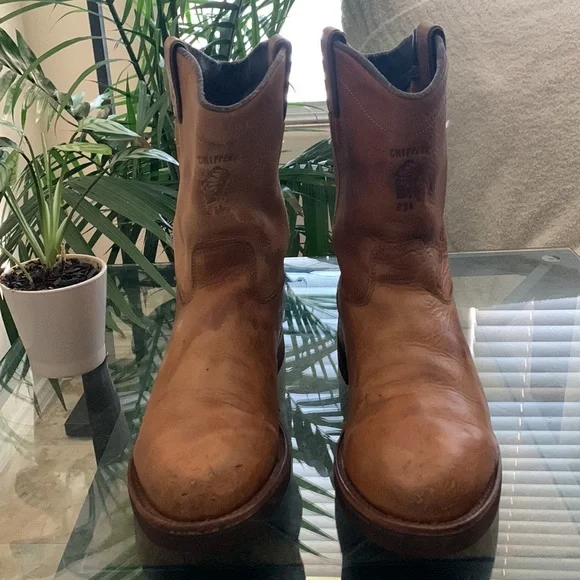 CHIPPEWA PULL ON Work BOOTS